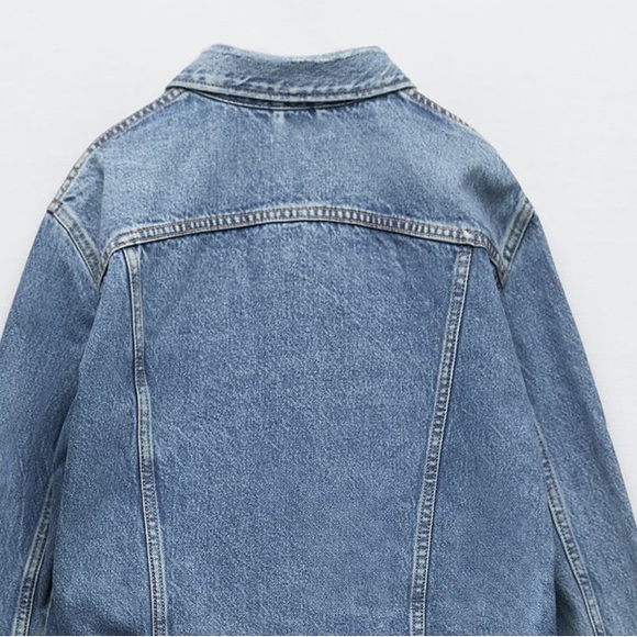 ZARA TRF DENIM JACKET - Picture 6 of 7